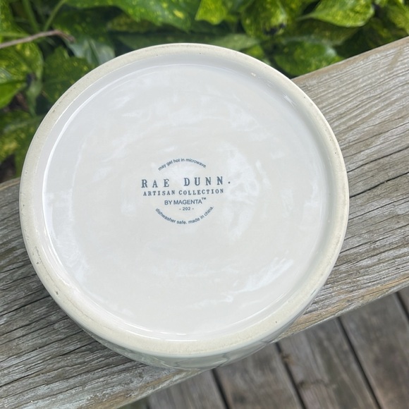 New Rae Dunn Magenta “Chow Down” Dog /Cat Pet Bowl - Picture 3 of 4